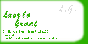 laszlo graef business card