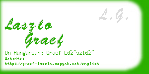 laszlo graef business card